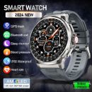 2024 Smart Watch Men Bluetooth Waterproof Sport Watch for iPhone Samsung Android