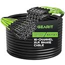 GearIT 16-Channel XLR Snake Cable (100 ft) - 100% Oxygen-Free Copper Snake Wire, Channel Labels, Metal XLR Connectors for Pro Audio - 100 Feet