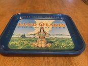Vintage Land O'Lakes, Butter Tray With Indian Girl