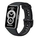 HUAWEI Band 6 - All-Day SpO2 Monitoring, 1.47" FullView Display, 2-Week Battery Life, Fast Charging, Heart Rate Monitoring, Sleep Tracking, 96 Workout Modes, Message Reminder - Graphite Black