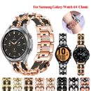 Bracciale Fr Samsung Galaxy Watch 4 Classico Cinturino Catena Maglia Pelle Cinturino 20/22mm