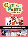 Childrens Craft Sets (Cut and Paste Animals): A great DIY paper craft gift for kids that offers hours of fun