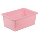 Zoomie Kids Toy Storage Plastic Crate Plastic in Pink | 5 H x 11.75 W x 7.75 D in | Wayfair PRT-SRT1603-SmLtPnk