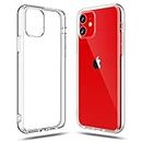 Prolet Case for iPhone 11 Case Clear Transparent Shockproof Protective Phone Soft Silicone Slim Cover for iPhone 11 (Transparent)