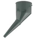 Grey Flexible Fuel Funnel - Easy to Use for Car Gas Refilling - Pour Liquid without Spilling - Thick Plastic Fuel Refilling Funnel