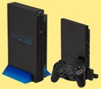 PS2 Konsole Slim Schwarz Sony Playstation 2 PAL + Alle Kabel Voll Funktionsfähig