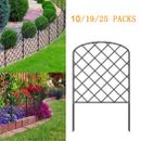 10/19/25 Pack Yard Fence Panels Ground Stake Animal Barrier Edging Defence Panel