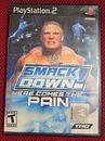 WWE SmackDown Here Comes the Pain PS2 Complete & Tested