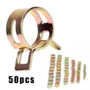 50pcs/set Car Spring Clips Fastener 5/6/7/8/9mm Spring Clip Fuel Water Line Hose Pipe Air Tube