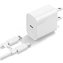1Pack Apple MFi Certified Long iPhone Fast Charger 10ft,20W PD USB C Wall Charger Block with USB C to Lightning Cable Super Charger iPhone Compatible with iPhone 14/13 Pro Max/12/12 Pro/11/iPad