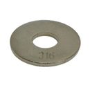 Mudguard Washer M12 (12mm) x 37mm x 3mm Metric Marine Stainless G316 DIN 9021