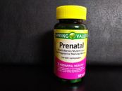 Spring Valley Prenatal Multi-Vitamina Multimineral 100 tabletas