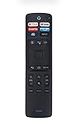 MIRACLES IN HAND® LED Remote Control Compatible with HISENSE Smart 4k Ultra HD Remote Model No:ERF3R69H (Without Voice) (Non-Voice) (Please Match The Image with Your Old Remote) (Black)