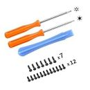 eXtremeRate Open Shell Tools Torx T8H T6 Screwdrivers Original Screws for Install Repair Mod Clean Xbox 360 Xbox One Xbox One Elite Xbox One S Xbox One X Controller
