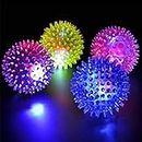 Party2u Spike led ball| flashing balls for babies |flashing dog ball |light up ball |fidget toy |sensory balls |flashing bouncy ball,light up disco ball |squeezy spiky ball toy