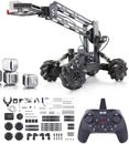 Smart Robot Arm Kit,2-In 1 Science Kits with 4-DOF Robotic Car,Electronic Progra