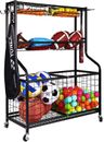 Garage Sports Equipment Organizer, Garage Ball Storage, Sports Gear Storage, Gar