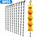 10× Retail Store Snack Clip Strip Hanging Merchandise Strip Display Hanging Rack