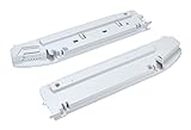 W11197396 Drawer Slide Rail End Cap Set - Compatible with Whirlpool Kenmore Maytag KitchenAid Refrigerator - Replaces AP6333648 WPW10166677 W10165883 W10166677 13047701 13047801 4591553 PS12578233