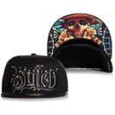 Sullen Men's Skulloha Black Snapback Hat Clothing Apparel Tattoo Skull True A...