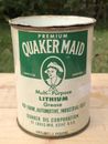 Vintage Premium QUAKER MAID Lithium GREASE Farm Automotive Industrial Oil Can 