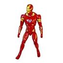 PRIMEFAIR Action Figure Toy Set with Light Up Chest, Moveable Parts, Superhero Theme, Pack of 1 (Iron Man)