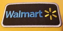 Walmart Embroidered Patch approx. 1.75x3.75" iron or sew