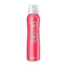 Secret Temptation Pink Deodorant for Women, Long Lasting Floral Body Spray for Office Wear, 150 ml