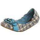 Naughty Monkey Women's The Cooler Flat, Turquoise, 6 M