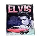 Midsouth Products Elvis Presley Throw Blanket with Pink Caddy 50"x60"