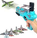 CRAFT STORE Kids Flying Airplane Toy for 4-8 Years Kids Toys for Kids Ages 4-8 Airplane with Foam Plane, Boys Age 4-8 with One-Click Ejection Airplane Game, Gifts for 4-12 Years Old Boys (Multicolor)