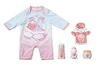 Baby Annabell Pflegeset, Puppenzubehör mit Strampler, Waschhandschuh und Thermometer, 703274 Zapf Creation