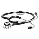 DGARYS Stethoscope for Nurses, Doctors and Nursing School Students, Single Head for Home Use Medical Supplies (BLACK)
