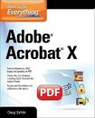 How to Do Everything Adobe Acrobat X by Sahlin, Doug -Paperback