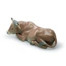 Lladro Ox Figurine Porcelain in Brown | 2.76 H x 8.66 W x 3.94 D in | Wayfair 01005482