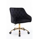 Office Chair - Swivel Chair - Everly Quinn Swivel Chair For Living Room/Bed Room, Modern Leisure Office Chair in Black | Wayfair