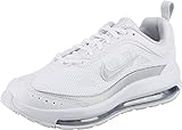 NIKE Women's Air Max Running Shoe,White Pure Platinum White Mtlc Platinum,3 UK