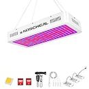 KOSCHEAL LED Grow Light Full Spectrum 2000W, Plant Grow Light with Veg & Bloom Switch for Hydroponic Indoor Plants LED Grow Lamp with Daisy Chain, Output 239W
