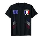 France Soccer French Football Retro 10 Jersey T-Shirt