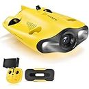 Chasing gladius Mini Underwater Drone, 4K UHD Underwater Camera for Real Time Viewing, Remote Controller and APP Remote Control, Dive to 330ft, Live Stream, Adjustable Tilt-Lock, Fish Finder, ROV