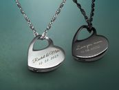 Personalized Heart Urn Necklace Cremation Urn For Ashes Memorial Keepsake Gift