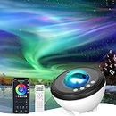 YunLone Aurora Projector Galaxy Star Light for Bedroom Night with Bluetooth Speaker, White Noise, APP/Remote/Voice Control, DIY Room Décor Party Kids Adults