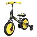 eHomeKart Balance Bike for Kids - 4 in 1 Plug n Play Tricycle, Bicycle, Balance Bike - Trikes for Boys and Girls 2-6 Years - Kids Trike with Pedals & Training Wheels (Yellow)