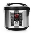 COMFEE' Rice Cooker, Multi Cooker, Stewpot, Saute All in One, 10 Cup Uncooked, 12 Digital Cooking Programs,24 Hours Preset