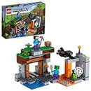 LEGO 21166 Minecraft The Abandoned Mine Building Set, Zombie Cave with Slime, Steve and Spider Figures