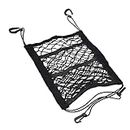 Car Mesh Organizer - 3-Layer Seat Net Bag with High Elasticity | Pet Barrier and Storage Pocket for Console, Purse Fits SUV and Trucks Yongbao