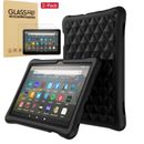 2022 Amazon Fire HD 8/HD 8 Plus Tablet Case 12th Generation Diamond Silicon Case