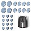 GINOYA Kitchen Appliance Sliders，24pcs Adhesive　Sliders for Air Fryer, Bread Machine, Coffee Makers, Blenders, Aid Mixer and Pot