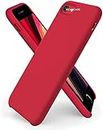 REALCASE Back Cover for iPhone 6 Plus / 6s Plus | Liquid Silicone Gel Rubber | Full Protective Case Back Cover Designed for iPhone 6 Plus / 6s Plus (S-Red)
