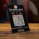 Review Standee With NFC and QR Codes | UV Printed | 4x6 Inch